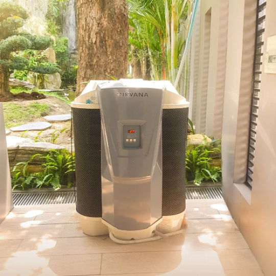 Bơm nhiệt hồ bơi NIRVANA FC120 - Nhập khẩu từ Canada